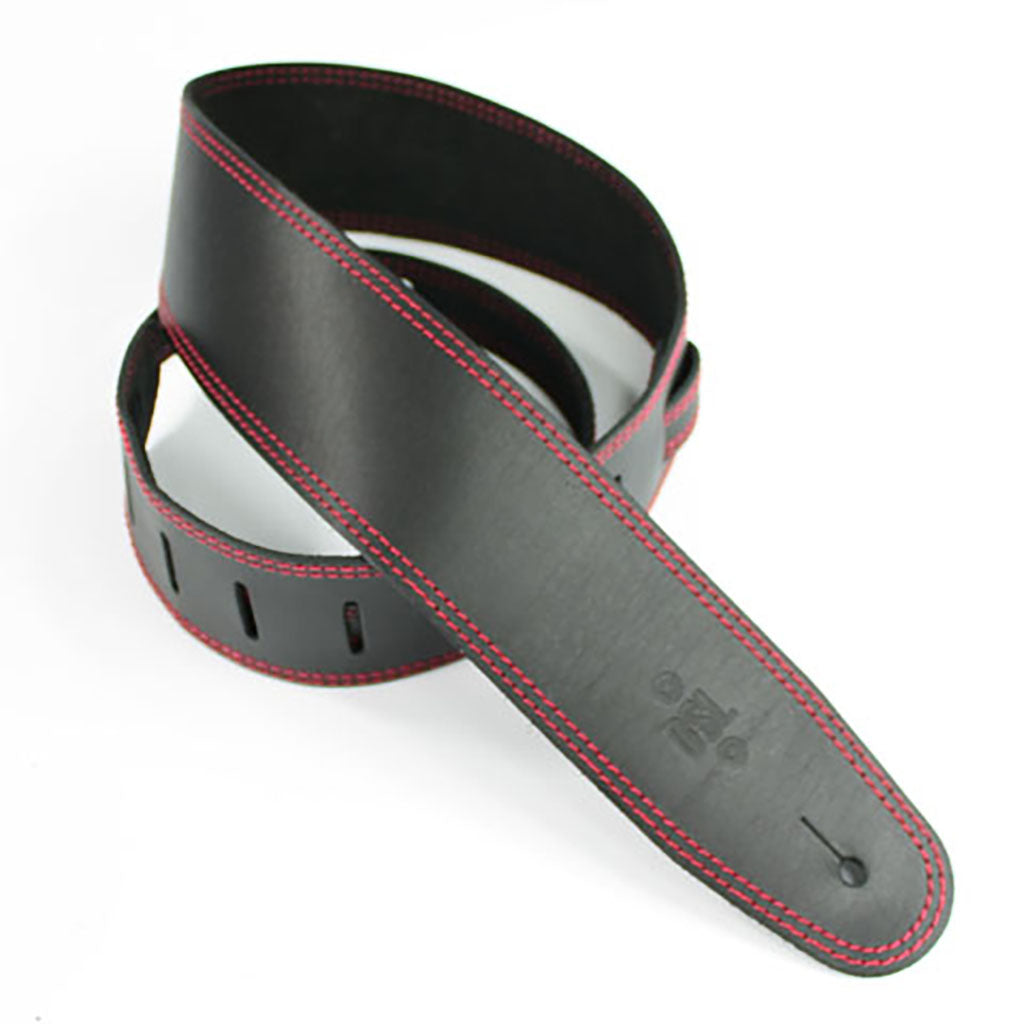 DSL SGE25-15-6 Strap 2.5" Single Ply Black with Red Stitch