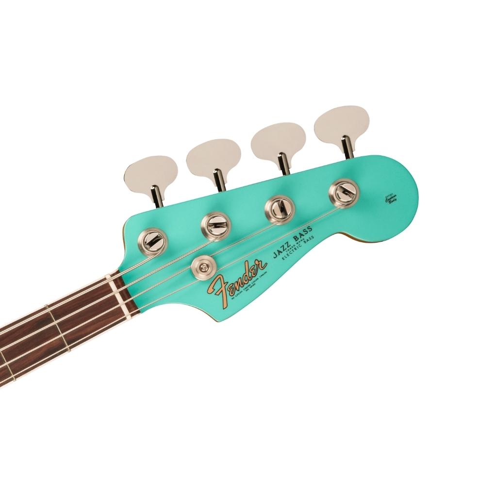 Fender American Vintage II 1966 Jazz Bass®, Rosewood Fingerboard, Sea Foam Green-Sky Music