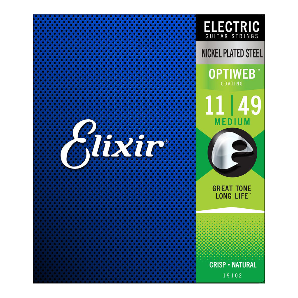 Elixir 19102 - Optiweb Electric 11-49 Guitar Strings
