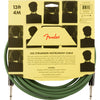 Fender Strummer Pro 13' Instrument Cable, Drab Green