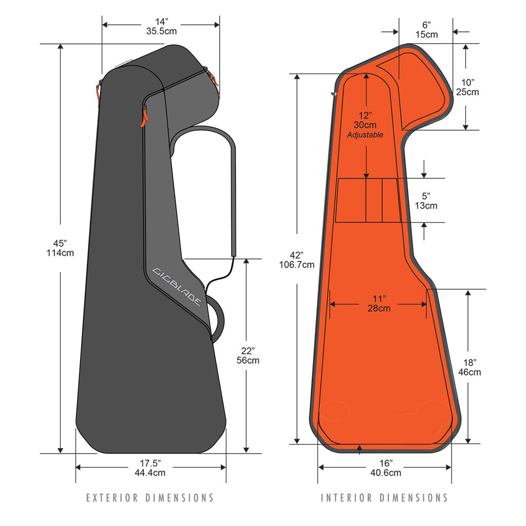 Gruv Gear GigBlade 2 Acoustic Guitar GigBag Black