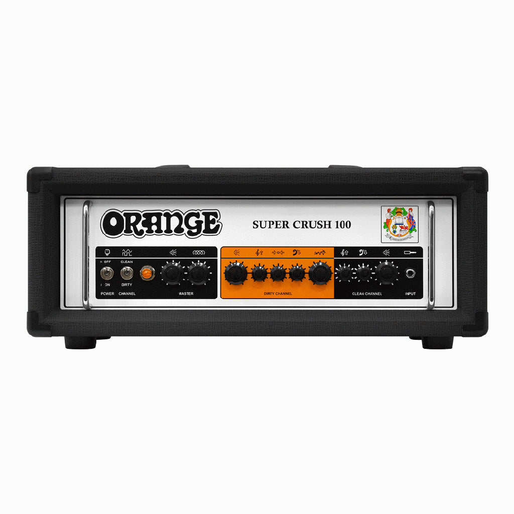 Orange - Super Crush 100 Head - Black-Sky Music