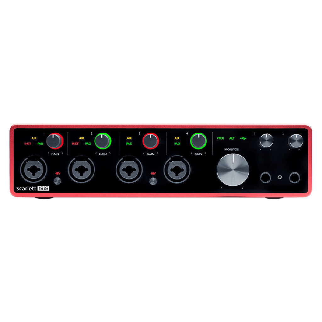 Scarlett 18i8 Gen 3 - 18 in 8 out USB Audio Interface