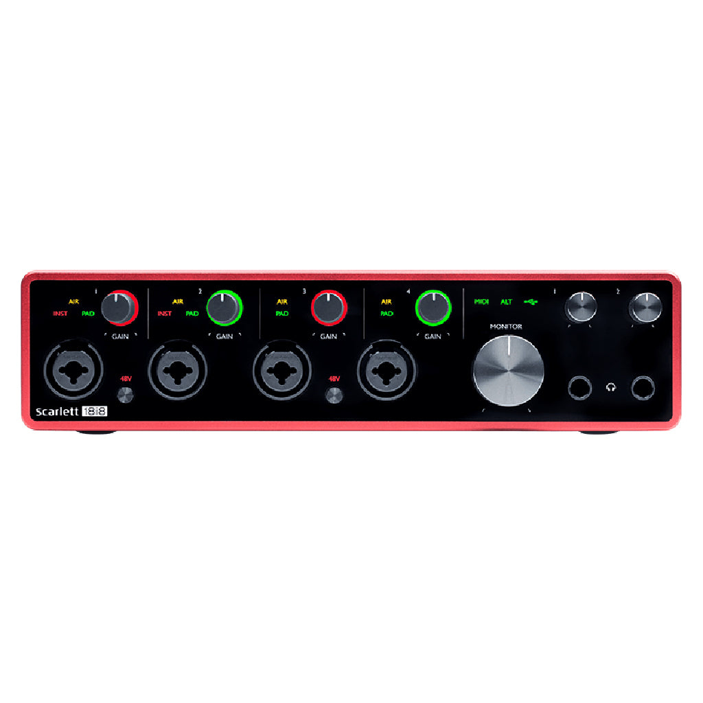 Focusrite - Scarlett 18i8 Gen 3 - 18 in 8 out USB Audio Interface