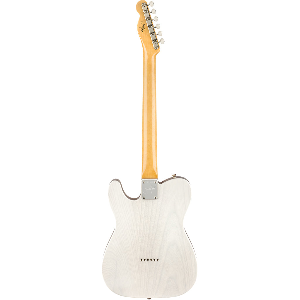 Fender Jimmy Page Mirror Telecaster - White Blonde - Rosewood - Back