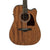 Ibanez AW54CE - Artwood Dreadnought Acoustic Guitar - Open Pore Natural