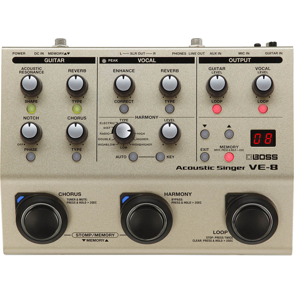 Boss VE8 Acoustic Singer