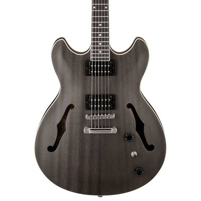 Ibanez AS53 Artcore Guitar - Transparent Black Flat