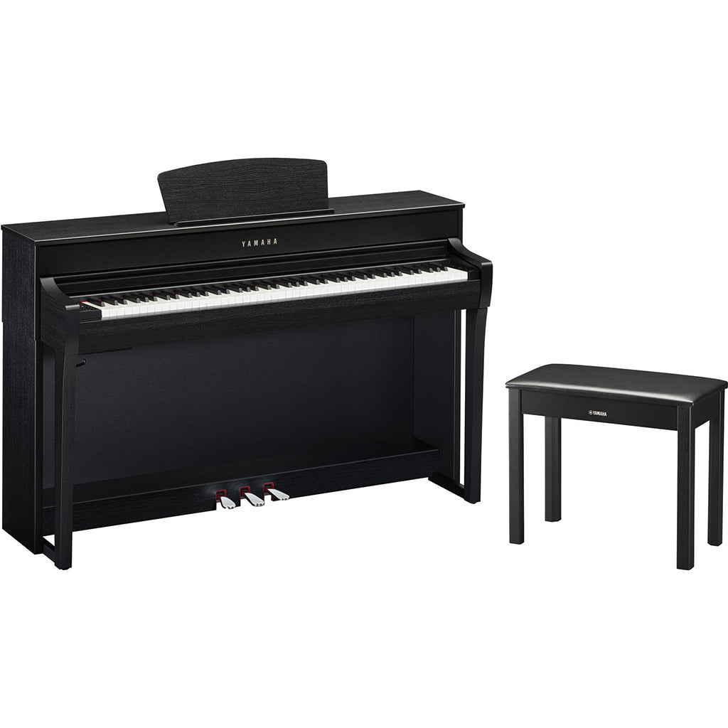 Yamaha CLP735 Clavinova with bench - Black