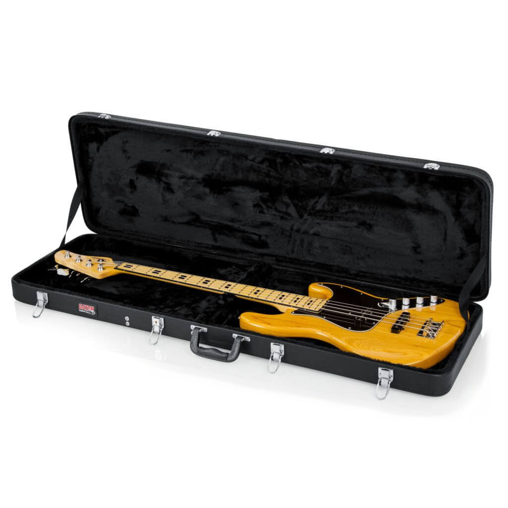 Gator - GWE-BASS Hardshell Wood Bass Guitar Case - Black