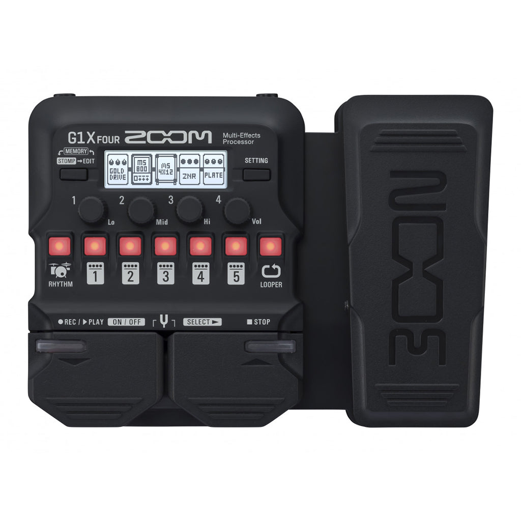 Zoom G1X Four Guitar Multi Effects Pedal