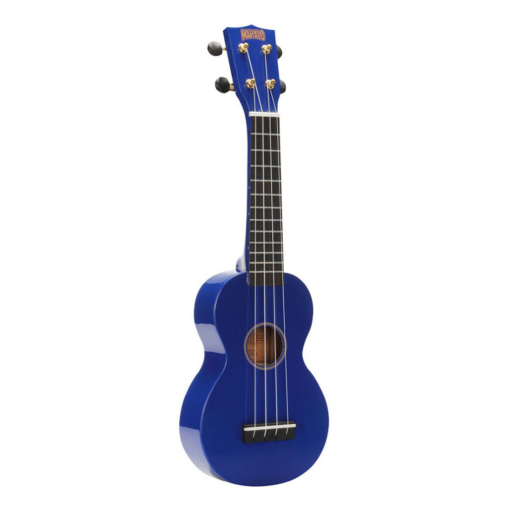 Mahalo Rainbow Soprano Ukulele - Blue