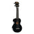 Mahalo Rainbow Soprano Ukulele - Black