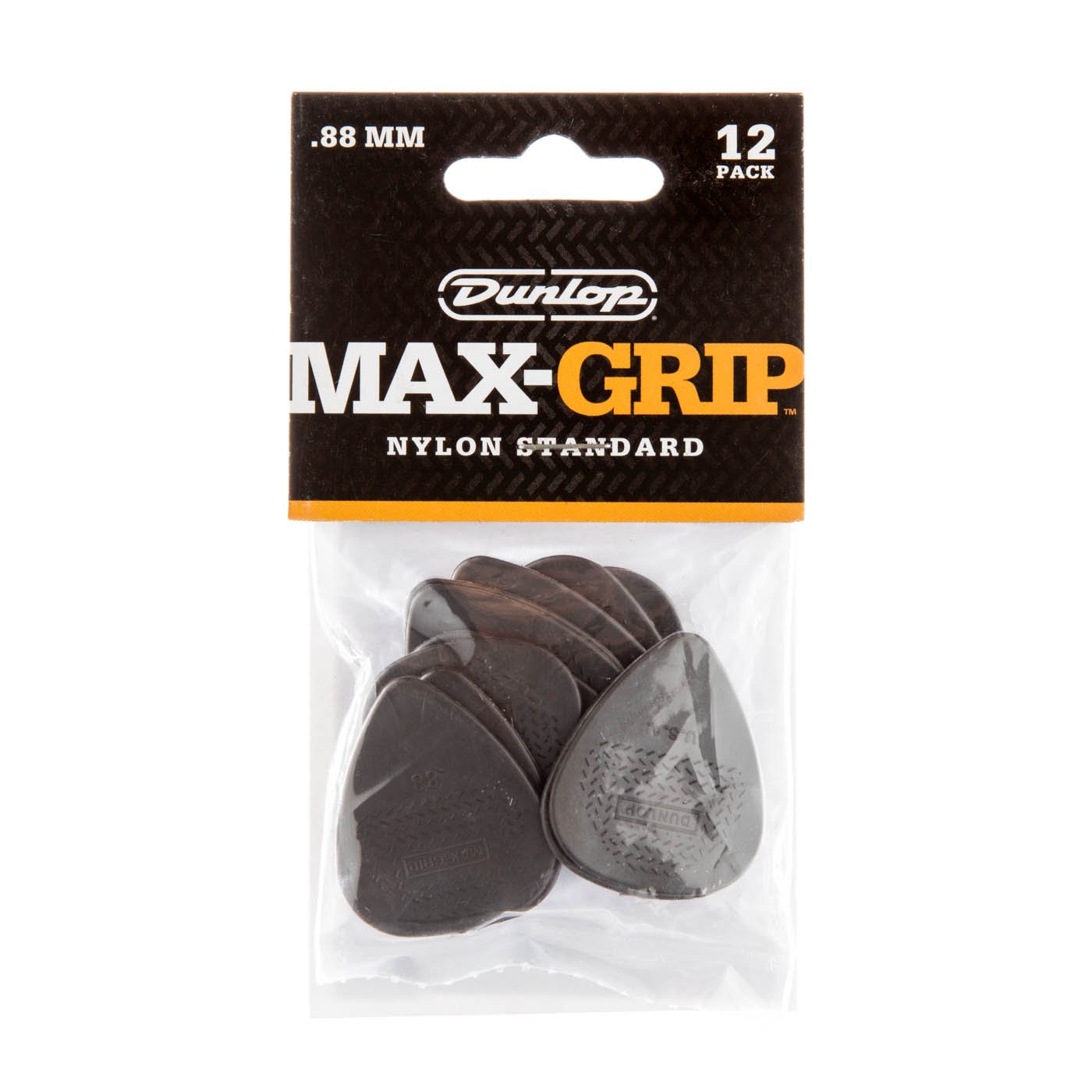 Dunlop JPP108 - Nylon Max Grip .88mm Picks 12pk