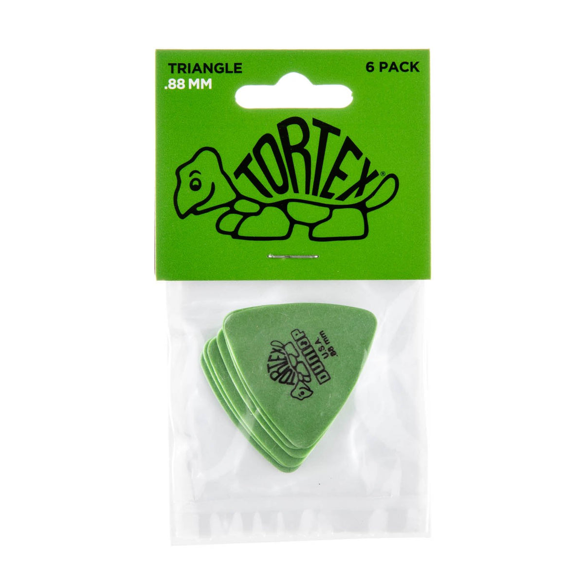 Dunlop JPT288 - 0.88mm Tortex Triangle Picks 6pk