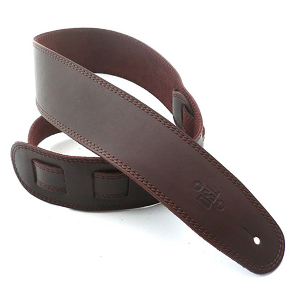 DSL SGE25-17-2 Strap 2.5&quot; Single Ply Brown with Brown Stitch