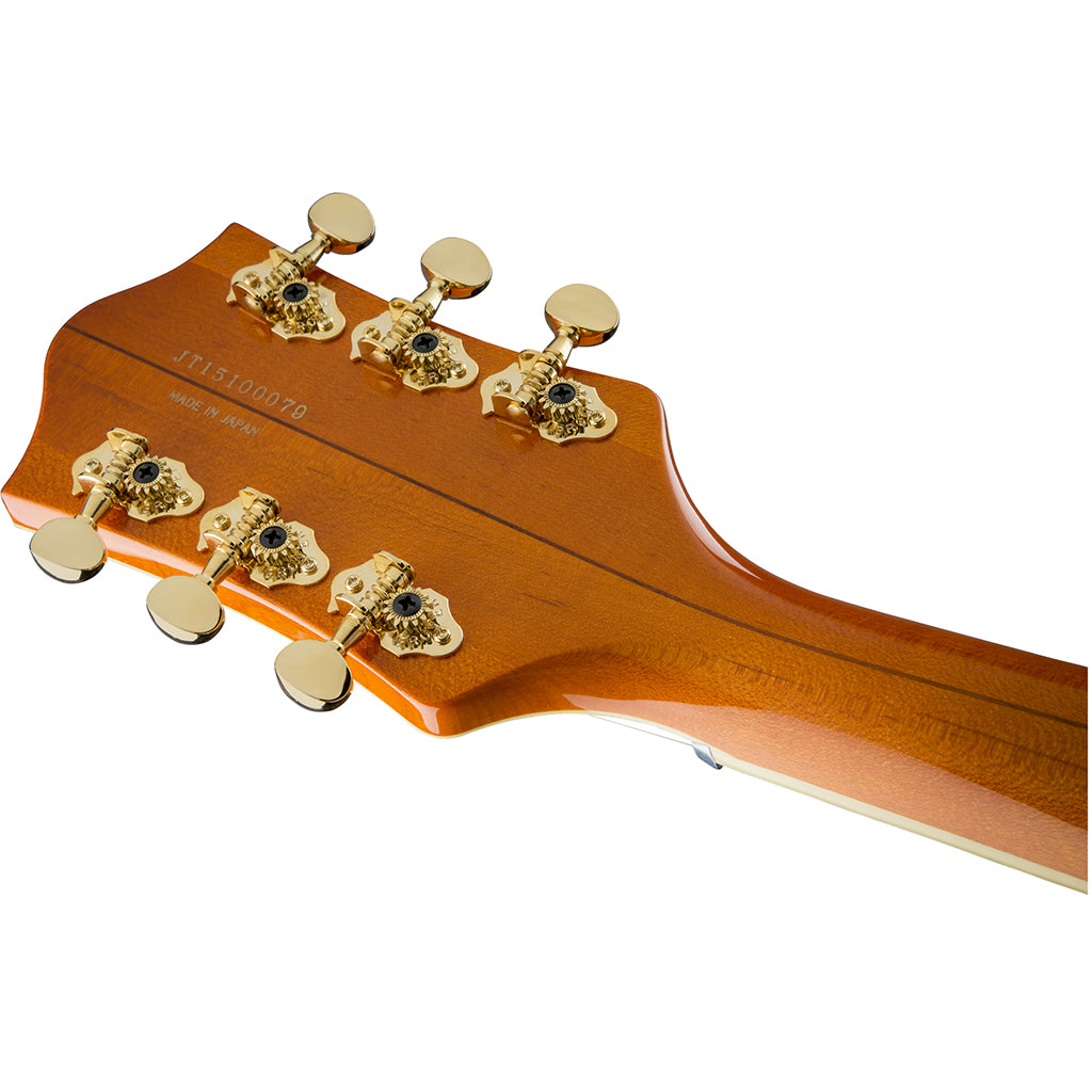 Gretsch G6120T-55 Chet Atkins - Orange Stain - Headstock