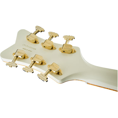 Gretsch G6136T-WHT Players Edition White Falcon - Headstock