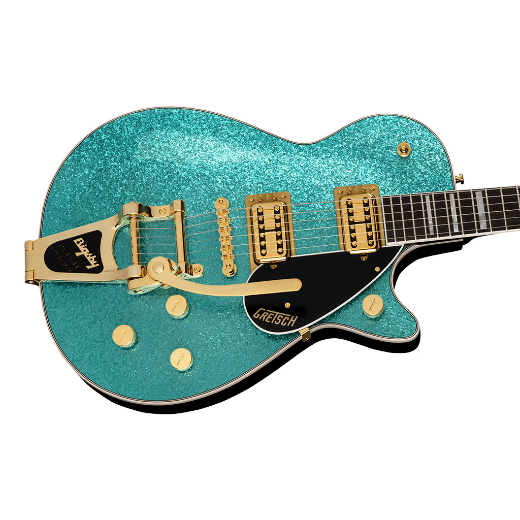Gretsch - G6229TG Limited Edition Players Edition Sparkle Jet™ BT with Bigsby® and Gold Hardware - Ebony Fingerboard, Ocean Turquoise Sparkle
