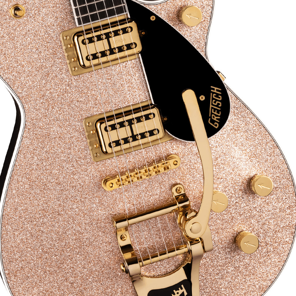 Gretsch G6229TG Limited Edition Players Edition Sparkle Jet BT with Bigsby and Gold Hardware Ebony Fingerboard Champagne Sparkle
