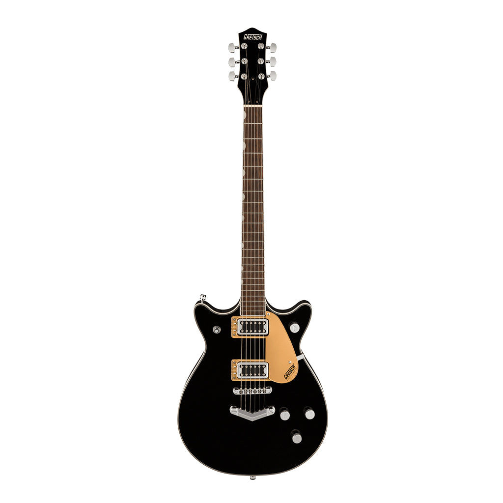 Gretsch G5222 Electromatic Double Jet BT with V Stoptail Laurel Fingerboard Black