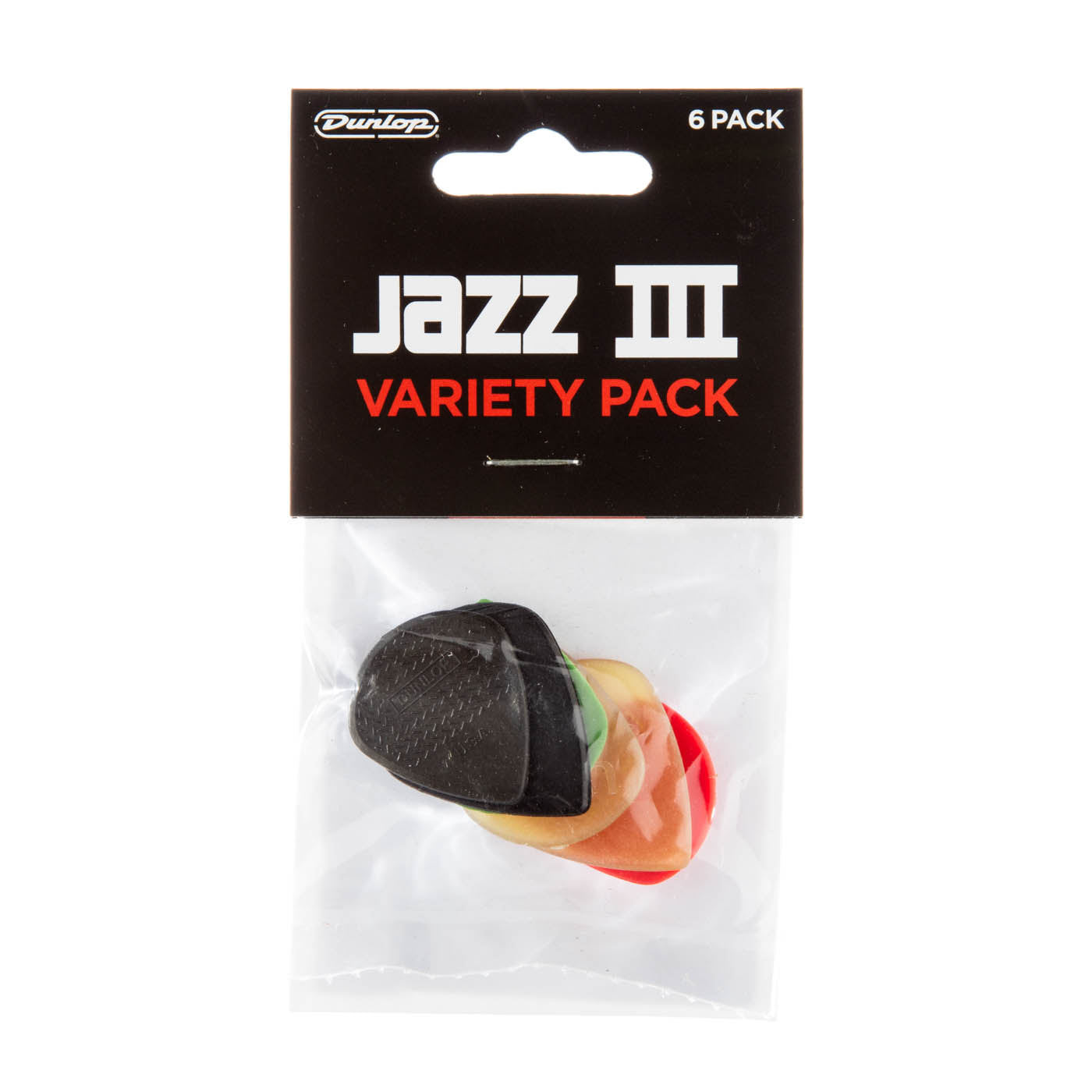 Dunlop JPJT6 - Jazz III Variety Picks 6pk