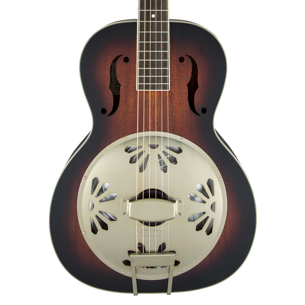 Gretsch G9241 Alligator Biscuit Round Neck Resonator Guitar with Fishman Nashville Pickup 2 Color Sunburst