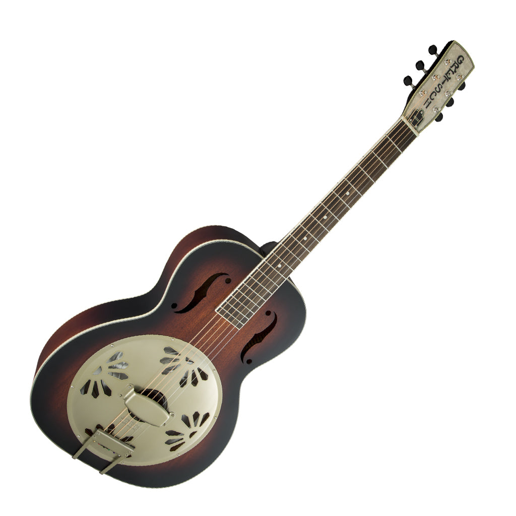 Gretsch G9241 Alligator Biscuit Round Neck Resonator Guitar with Fishman Nashville Pickup 2 Color Sunburst