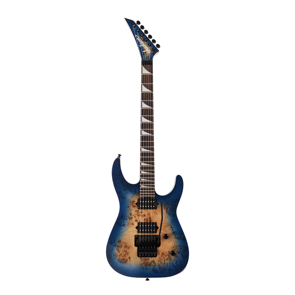 Jackson MJ Series Dinky DKRP Ebony Fingerboard Transparent Blue Burst