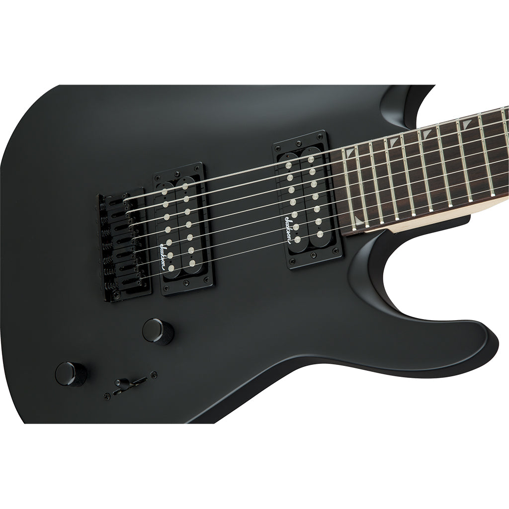 Jackson JS22-7 DKA Dinky - Satin Black - Amaranth Fretboard - Body