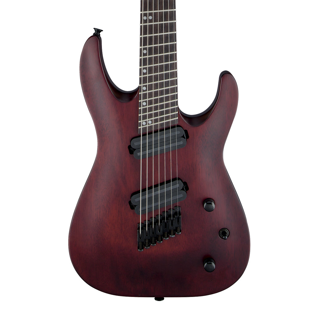 Jackson X Series Dinky™ Arch Top DKAF7 MS, Laurel Fingerboard, Multi-Scale, Stained Mahogany-Sky Music