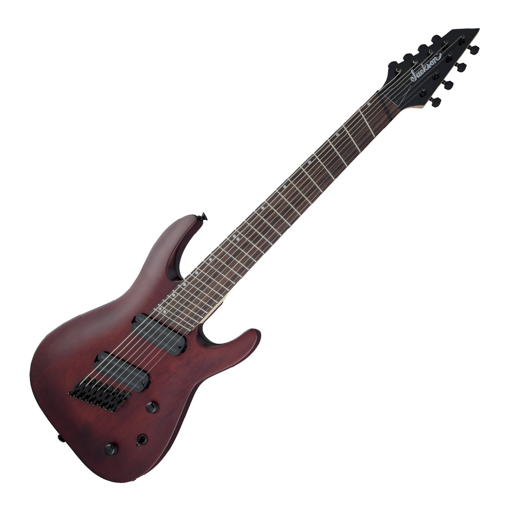 Jackson X Series Dinky™ Arch Top DKAF8 MS, Laurel Fingerboard, Multi-Scale, Stained Mahogany-Sky Music