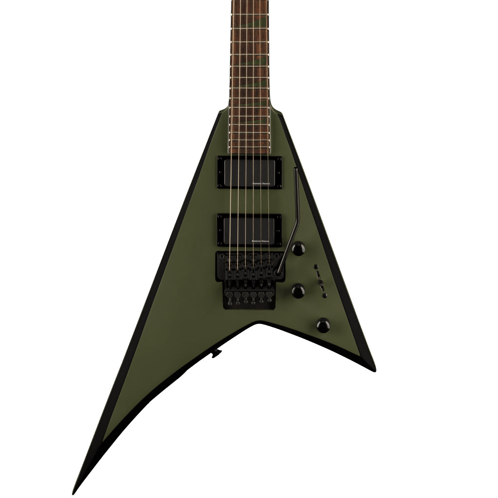 Jackson X Series Rhoads RRX24 Laurel Fingerboard Matte Army Drab with Black Bevels