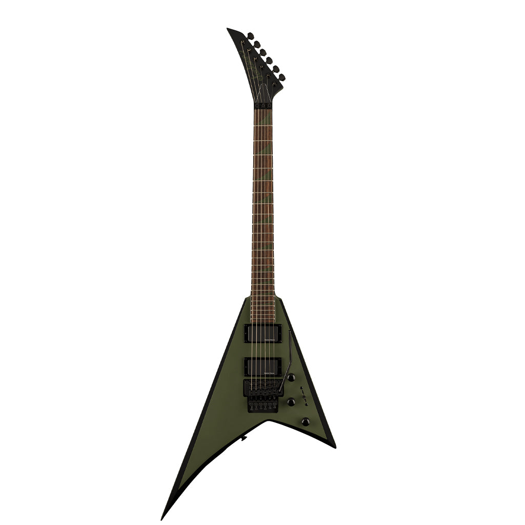 Jackson X Series Rhoads RRX24 Laurel Fingerboard Matte Army Drab with Black Bevels