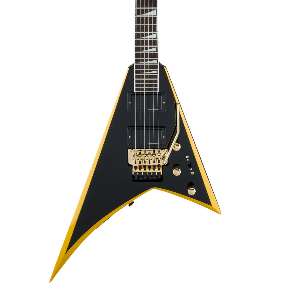 Jackson X Series Rhoads RRX24 Laurel Fingerboard Black with Yellow Bevels