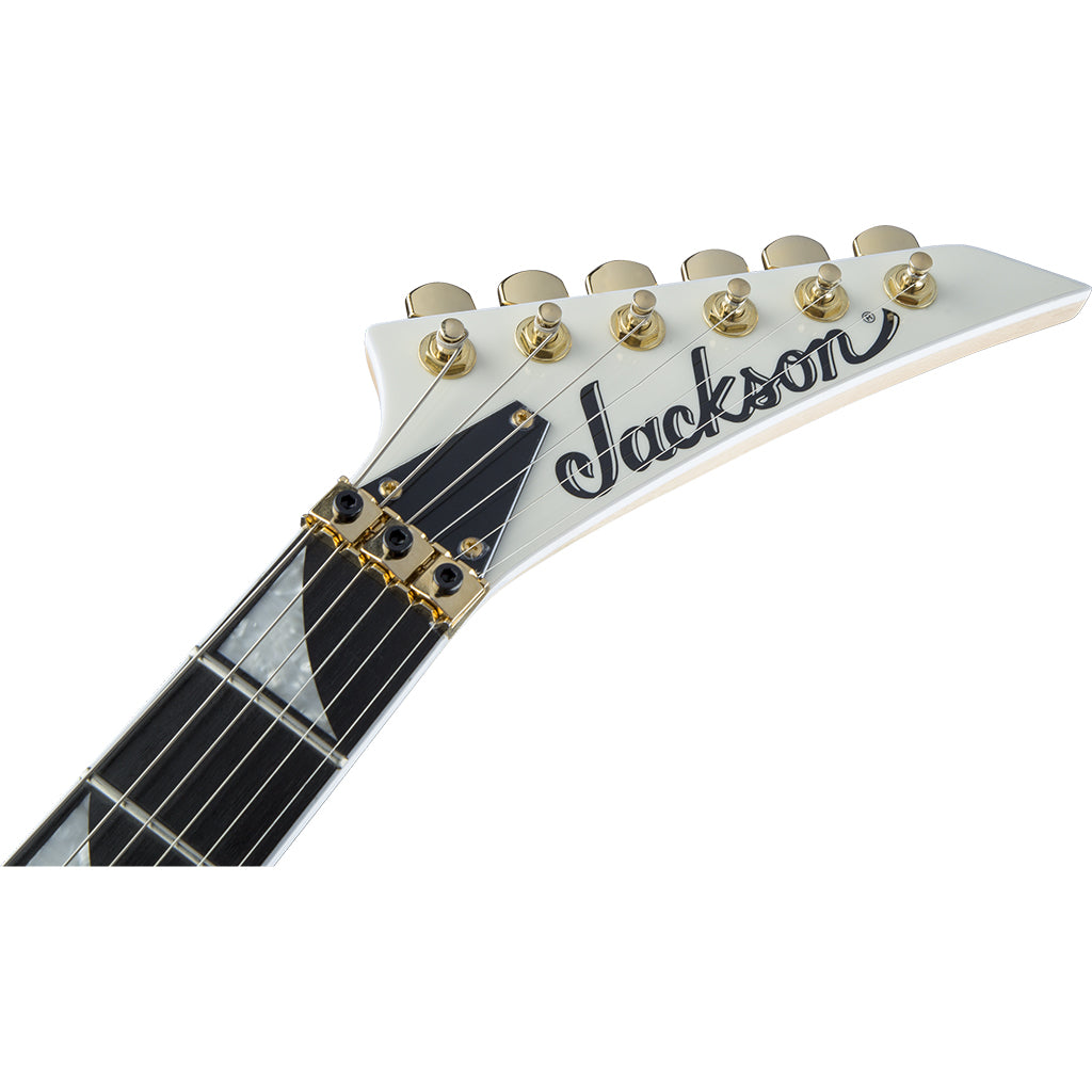 Jackson Pro Series Rhoads RR3 - Ivory With Black Pinstripes - Ebony