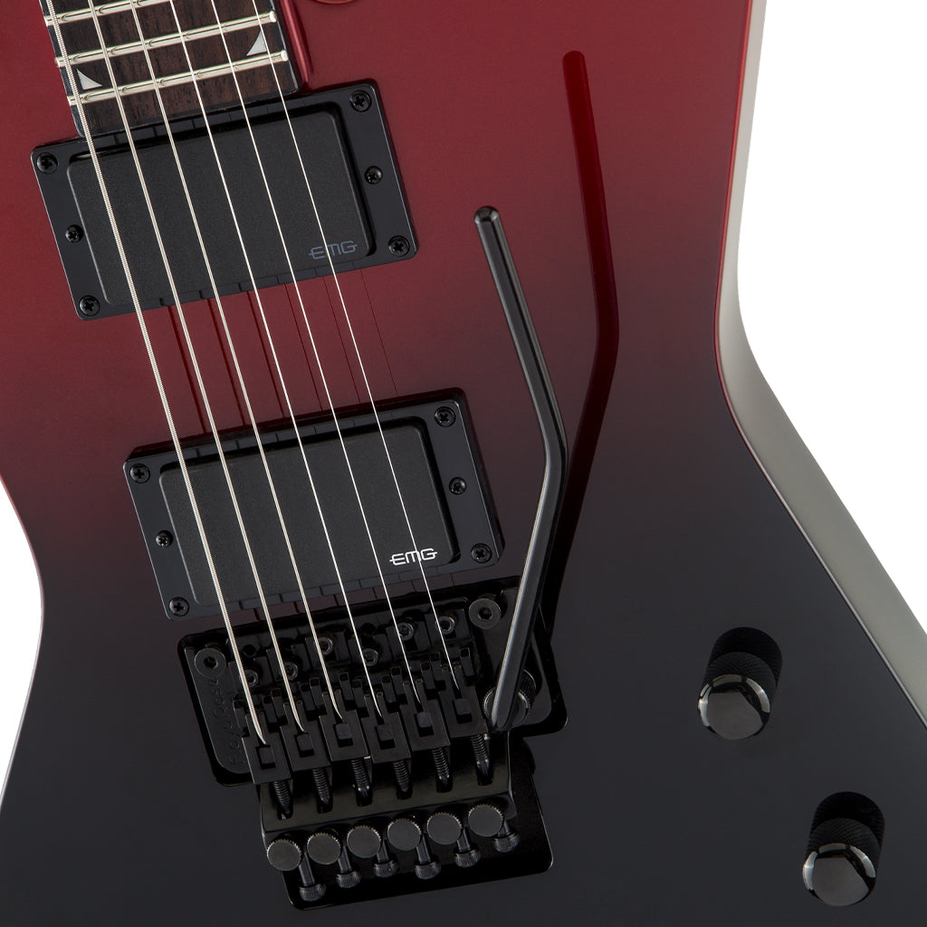 Jackson Pro Series Signature Phil Demmel Demmelition Fury PD Laurel Fingerboard Red Tide Fade