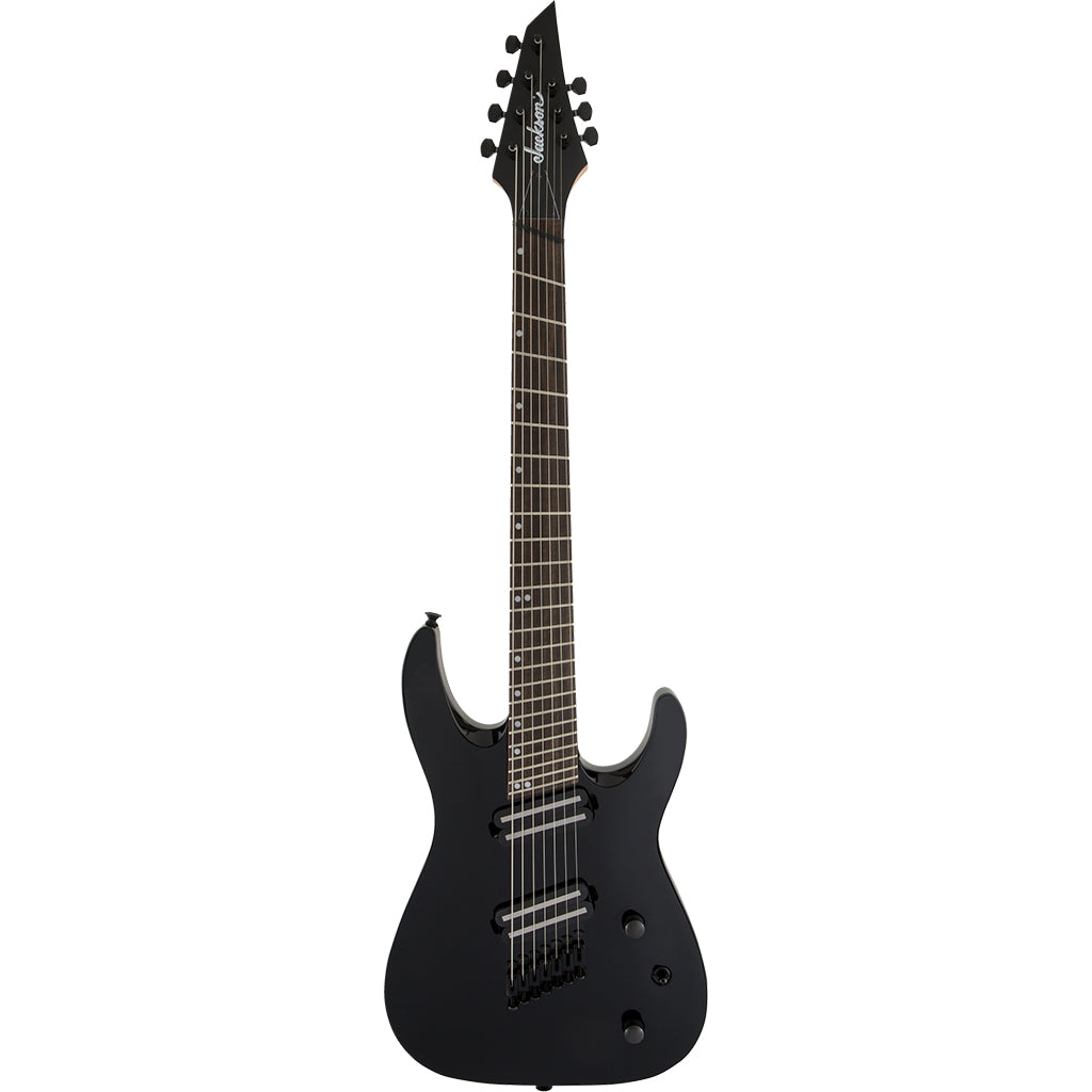 Jackson X Series Dinky DKAF7 MS 7 String Multi Scale- Gloss Black - Laurel Fretboard