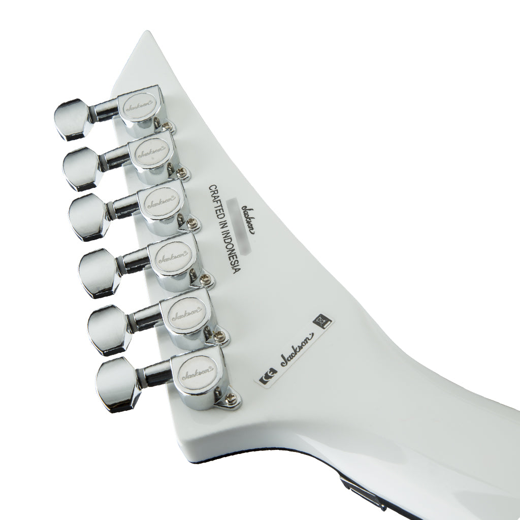 Jackson X Series Rhoads RRX24M Maple Fingerboard Snow White with Black Pinstripes