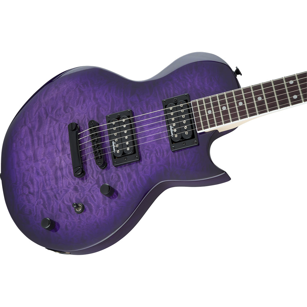 Jackson JS Series Monarkh SC JS22Q - Transparent Purple Burst - Amaranth Fingerboard