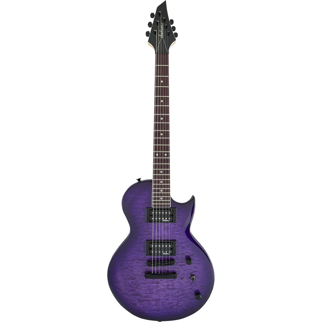 Jackson JS Series Monarkh SC JS22Q - Transparent Purple Burst - Amaranth Fingerboard