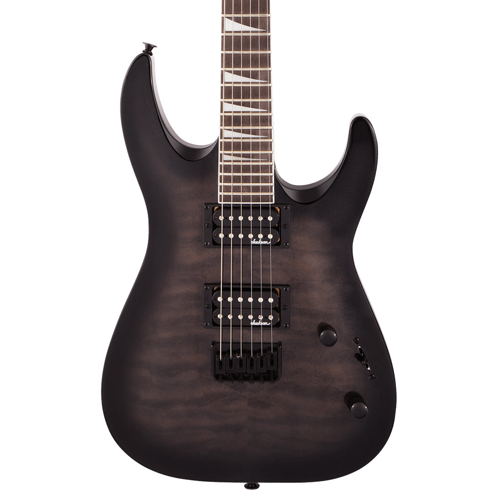 Jackson JS Series Dinky Arch Top JS32Q DKA HT Amaranth Fingerboard Transparent Black Burst