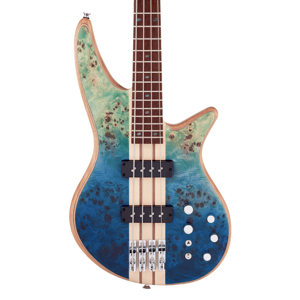 Jackson Pro Series Spectra Bass IV Caramelized Jatoba Fingerboard Caribbean Blue