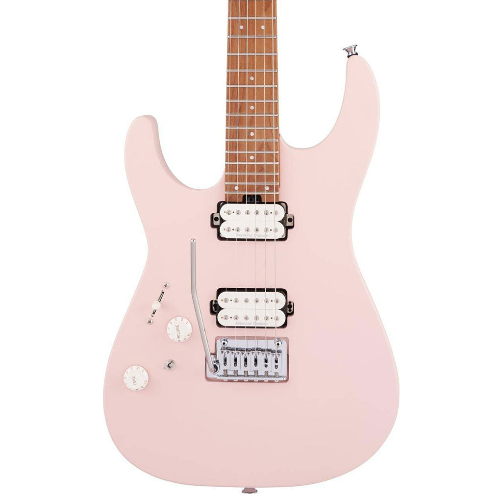 Charvel - Pro-Mod DK24 HH 2PT CM LH - Caramelized Fingerboard - Satin Shell Pink