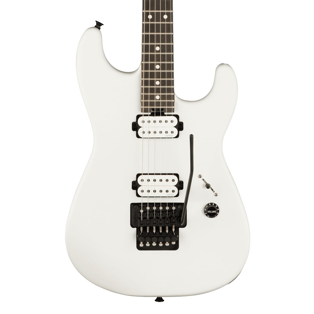 Charvel - Jim Root Signature Pro-Mod San Dimas® Style 1 HH FR E, Ebony Fingerboard - Satin White