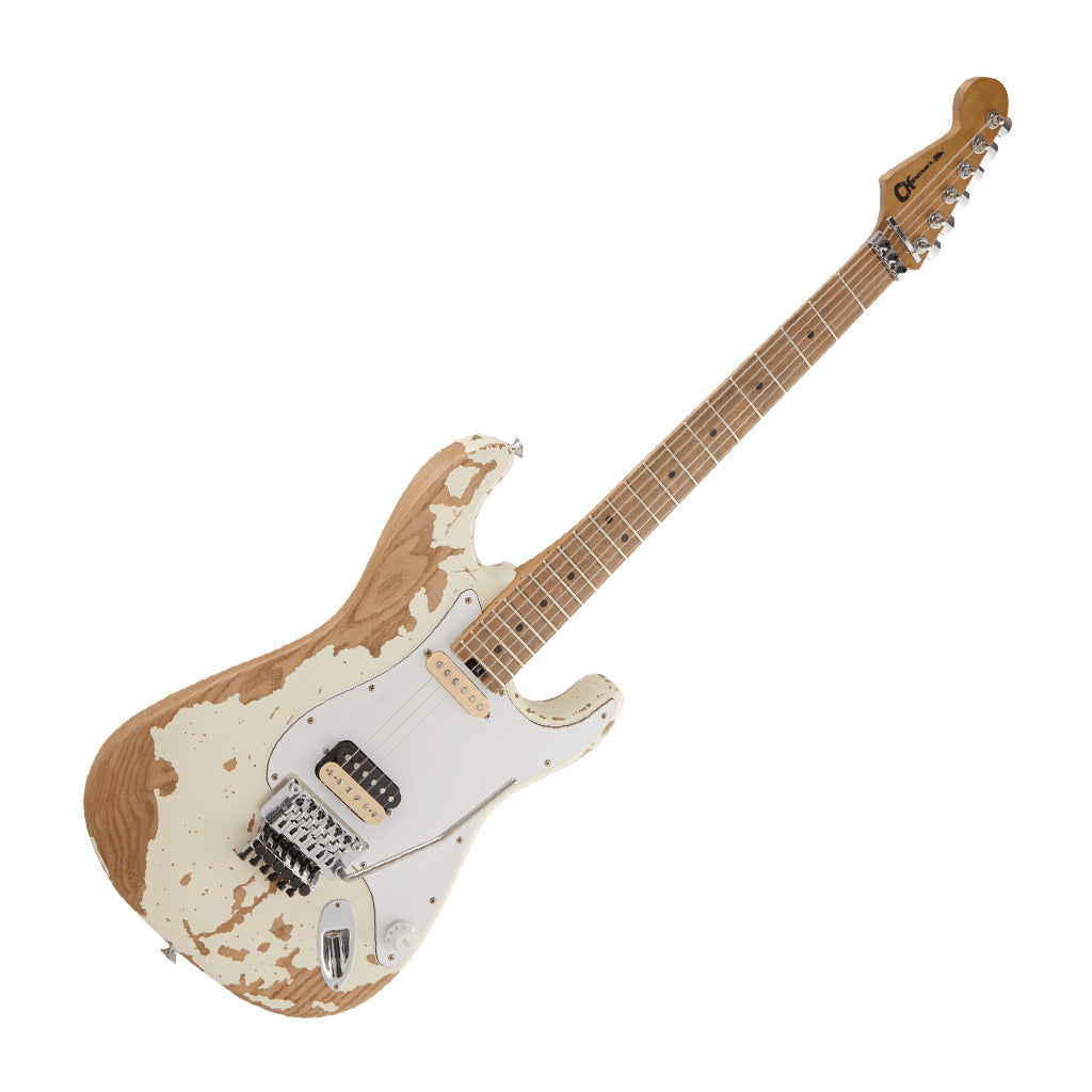 Charvel Henrik Danhage Limited Edition Signature Pro Mod So Cal Style 1 HS FR M Maple Fingerboard White Relic
