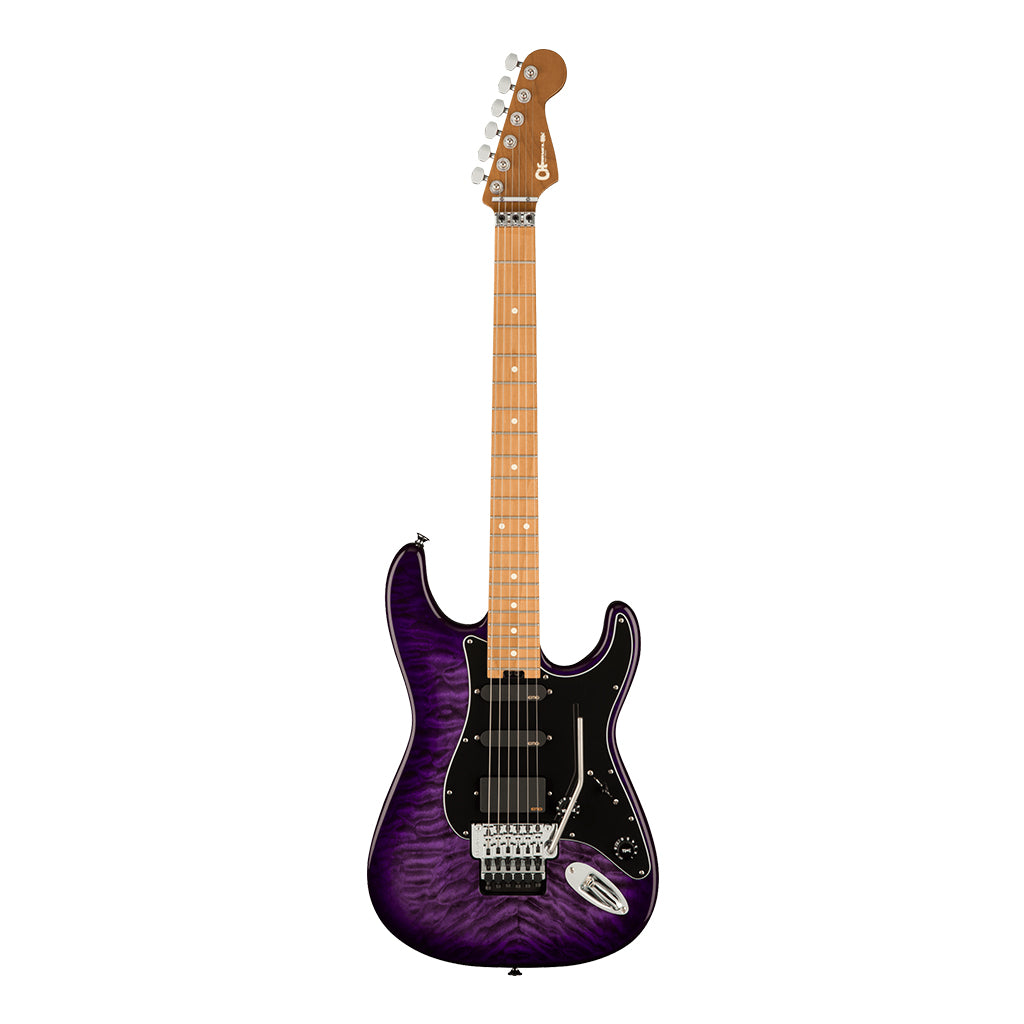 Charvel Marco Sfogli Signature Pro Mod So Cal Style 1 HSS FR CM QM Caramelized Maple Fingerboard Transparent Purple Burst