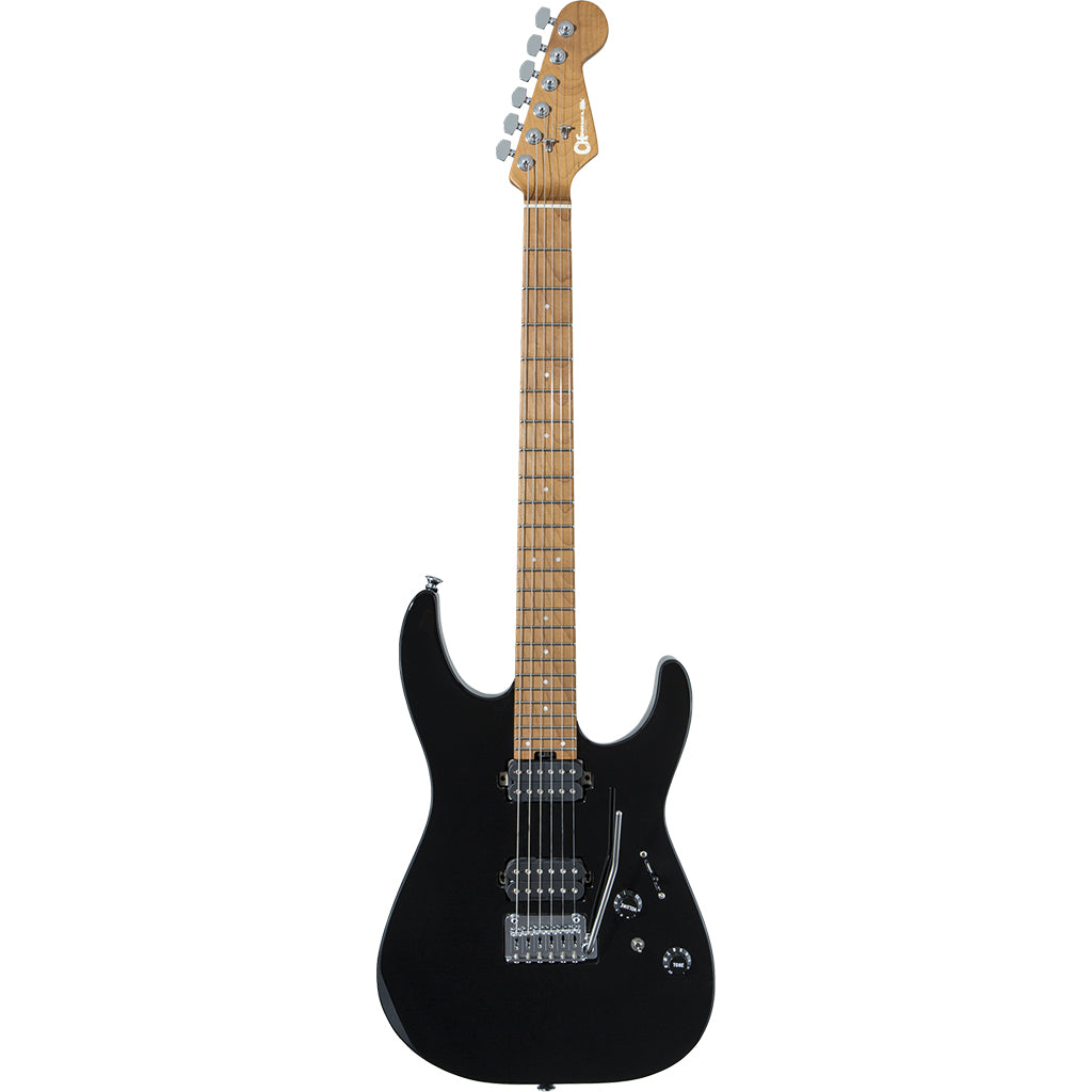 Charvel Pro Mod DK24 - Gloss Black - Caramelized Maple Fingerboard
