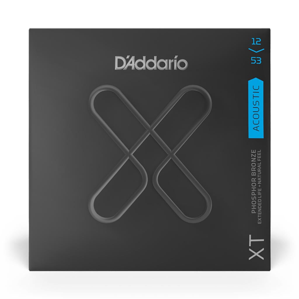 D'Addario - XTAPB1253 - XT Acoustic Phosphor Bronze Light 12-53 - Acoustic Guitar Strings