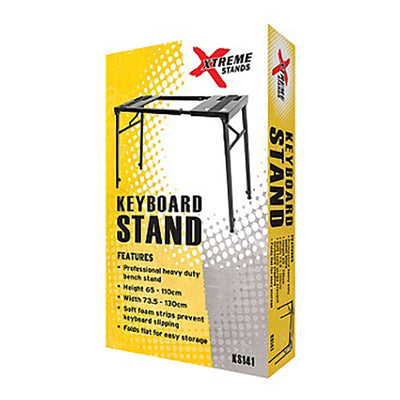 Xtreme Heavy Duty Bench Style Keyboard Stand Black